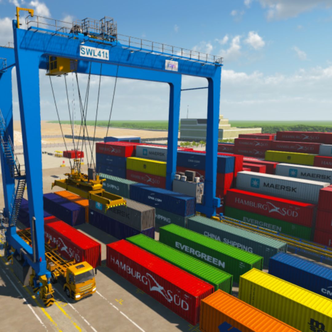 RKTS Rubber-Tyred Gantry Crane (RTGC)